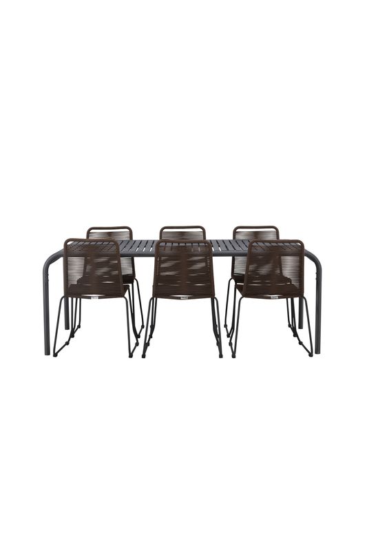 Venture Home Borneo Rektangulär Matgrupp