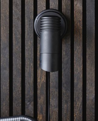 Nordal BRAGI vägglampa, utomhus - svart