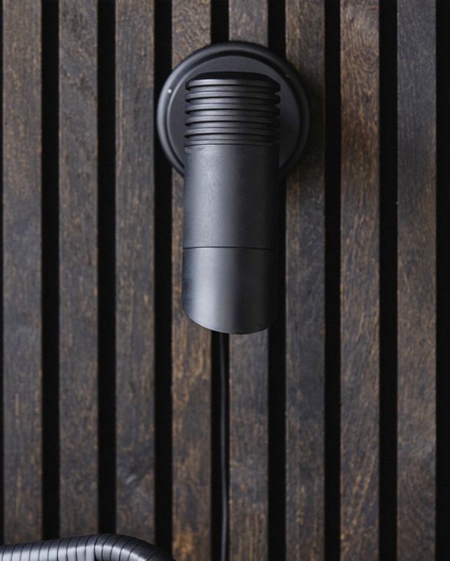 Nordal BRAGI vägglampa, utomhus - svart