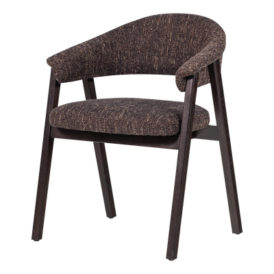 WOOOD Tunar Matstol med Armstöd Mörkbrun [FSC] 2 st