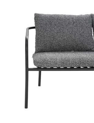 Brafab Bendt Soffa Black / Teddy Ant