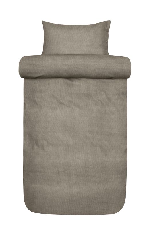 Høie Emil påslakanset chokladbrun 150x210 cm 2 delar