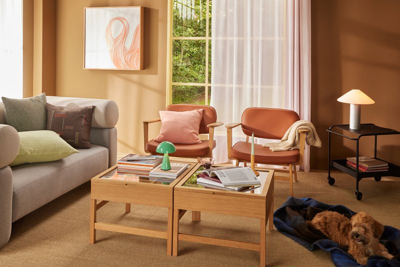 Hübsch Vera Soffa Grå 180x105xh85cm