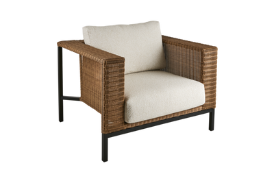 Brafab Shell Fåtölj Teddy Rice/Black