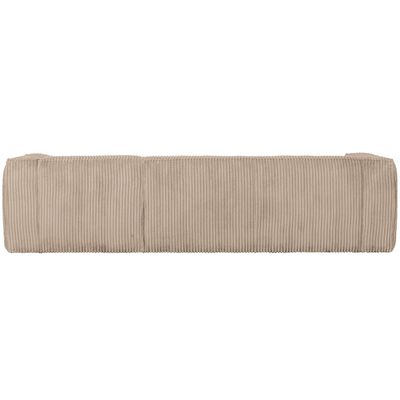 WOOOD Bean Hörnsoffa Höger i Ribbad Travertin