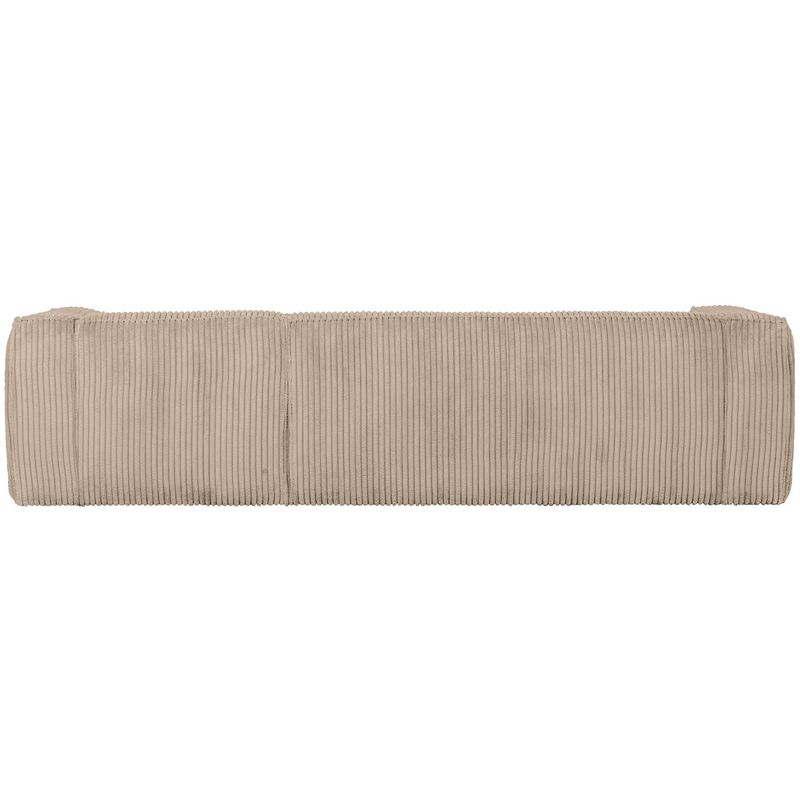 WOOOD Bean Hörnsoffa Höger i Ribbad Travertin