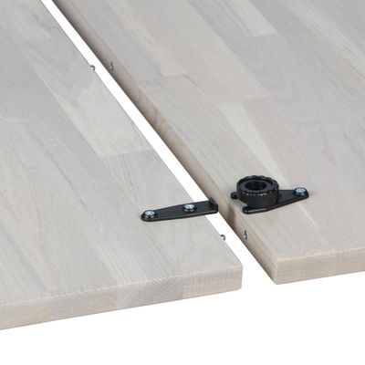 WOOOD Lange Jan Utdragbart Rund Matbord i Ek