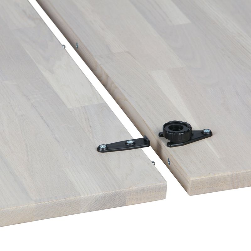 WOOOD Lange Jan Utdragbart Rund Matbord i Ek