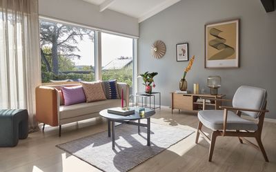 Hübsch Haze Loungestol Grå/Naturlig