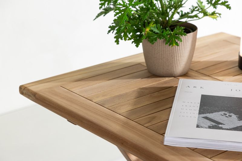 Venture Home Kenya Cafebord 70 x 70 x 75 Natur