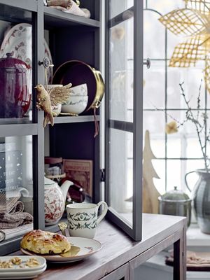 Bloomingville Tone skåp, grå, granträ