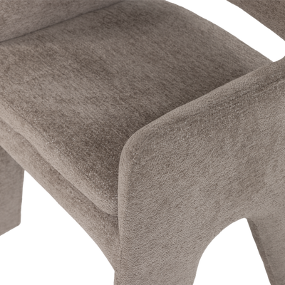 vtwonen BIGFOOT Matstol i Chenille Mullvad [FSC]