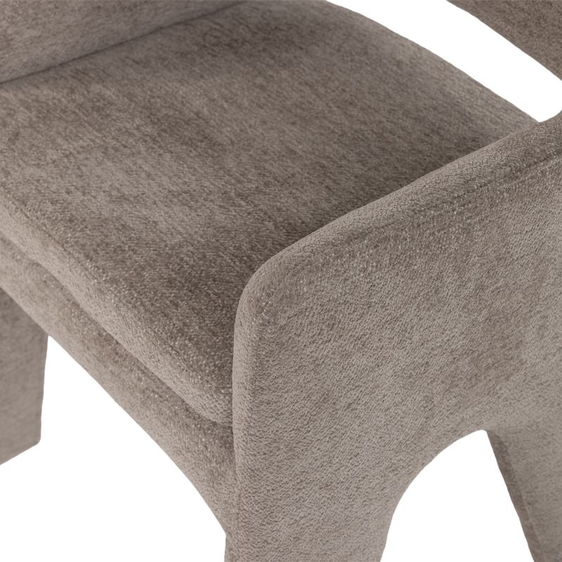 vtwonen BIGFOOT Matstol i Chenille Mullvad [FSC]