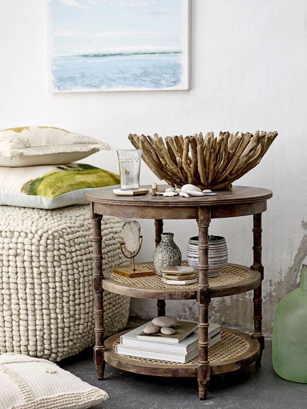 Bloomingville Suna Sittpuff, Natur, Ull