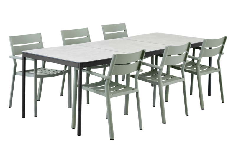 Brafab Nox bordsstativ 90x237 cm antracit