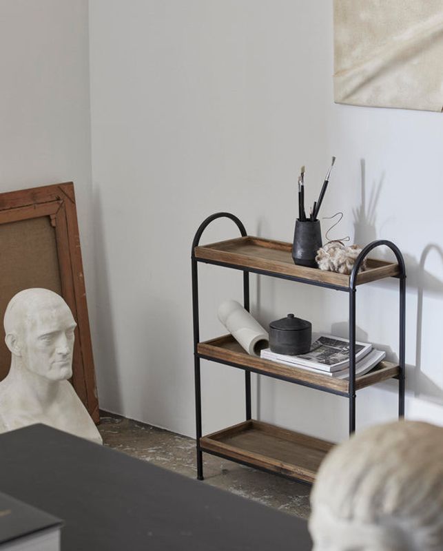 Nordal PATNA Järn- och Trähylla