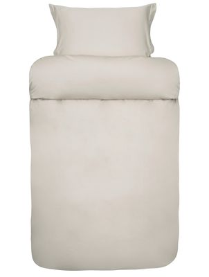 Høie Elegance påslakanset beige 220x220 cm 3 delar
