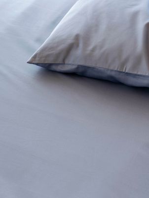Høie Elegance påslakanset zenblå 150x210 cm 2 delar