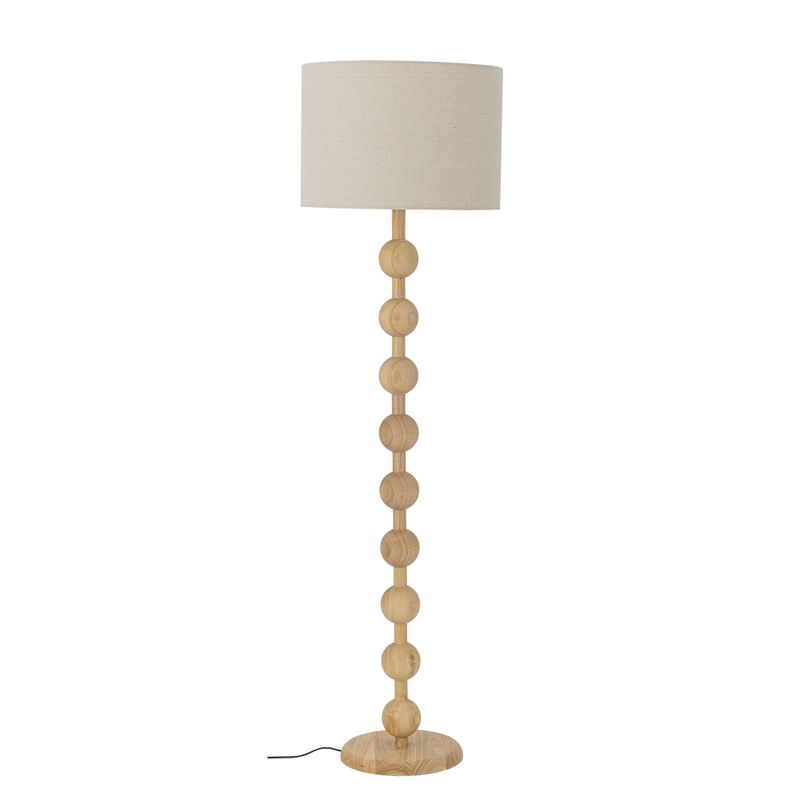 Bloomingville Giacoma Golvlampa, Natur, Gummiträ, Ø44xH155 cm