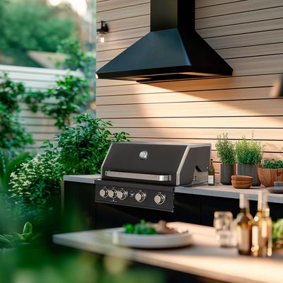 Mustang Gasolgrill Black Pearl 4 built-in