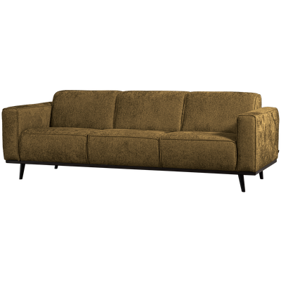 WOOOD Statement 3-sits Soffa 230 cm i Struktur Sammet Mässing