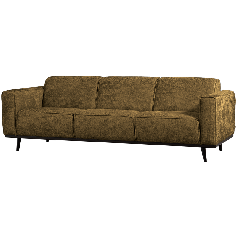 WOOOD Statement 3-sits Soffa 230 cm i Struktur Sammet Mässing