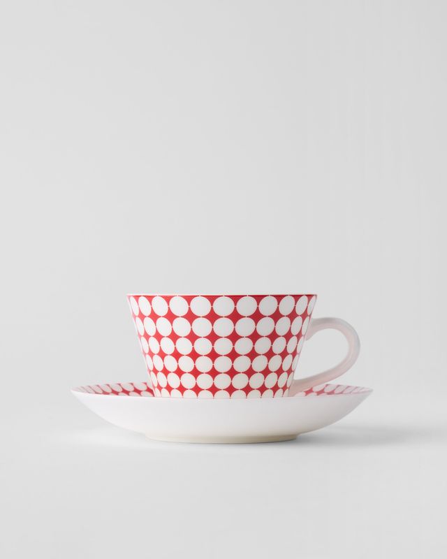 Gustavsbergs Porslinsfabrik Eva kaffekopp med fat konisk