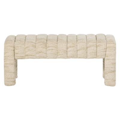 WOOOD Frex Bouclé Klädd Bänk Natur