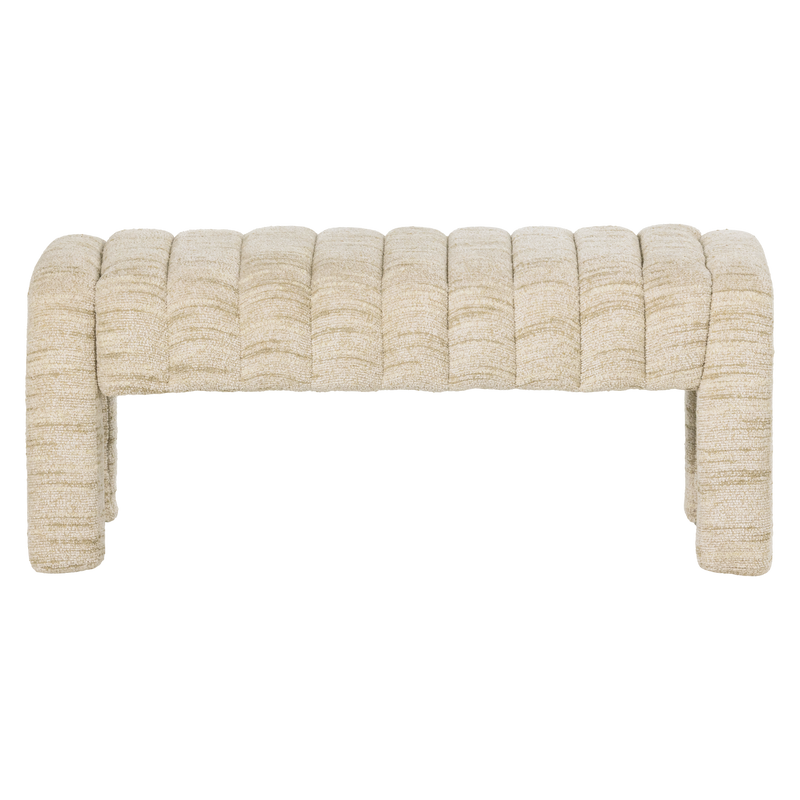 WOOOD Frex Bouclé Klädd Bänk Natur