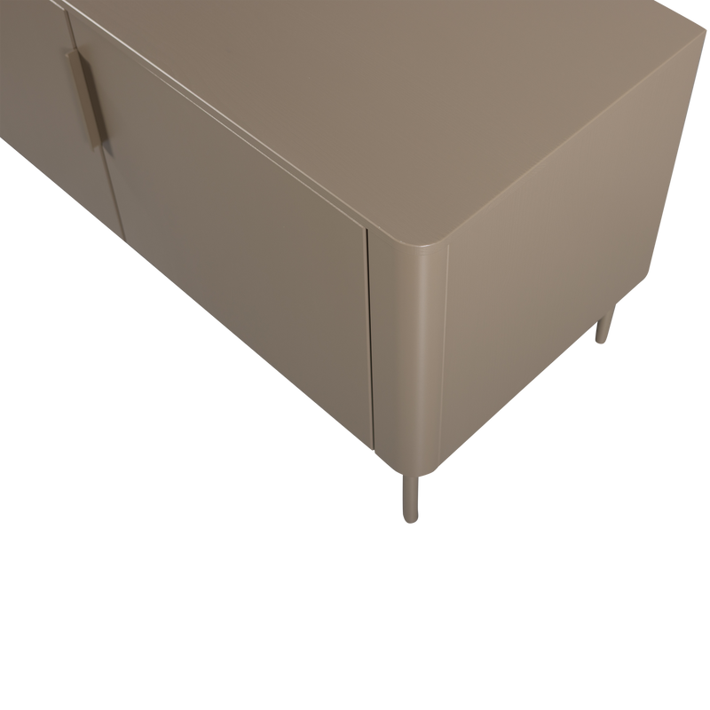 WOOOD Gunnar TV-bänk 154 cm i furu, lerfärgad