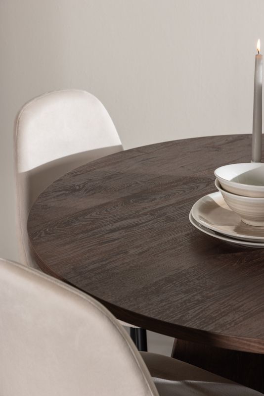 Venture Home Bootcut Matbord med Polar Matstolar