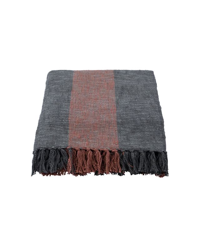 House Doctor Ponra Överkast Bränd röd Khaki