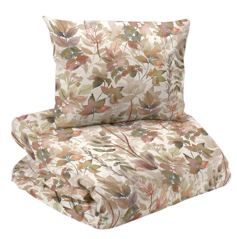 Redlunds Palermo Påslakanset Vinröd Offwhite 150x210 50x60 cm