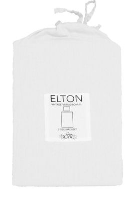 Redlunds Elton Påslakanset Vit 150x210 50x60 cm