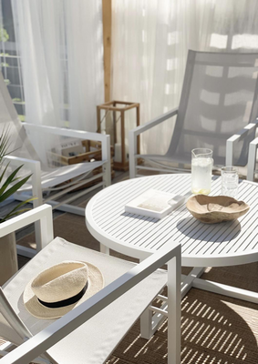 Brafab Vevi Loungebord 100 cm - Vitt