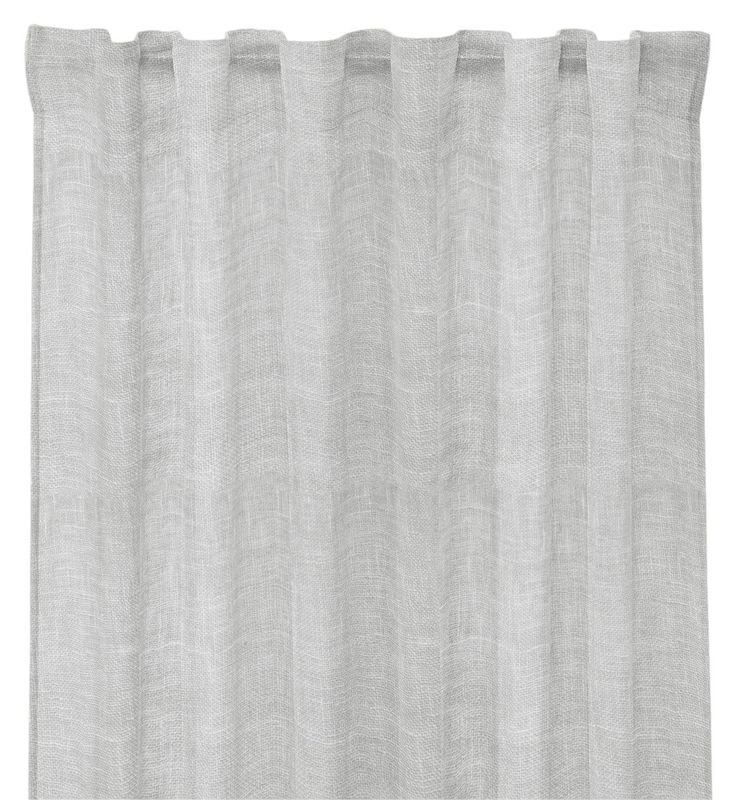 Redlunds Linn Gardin Ljusgrå 140x250 cm