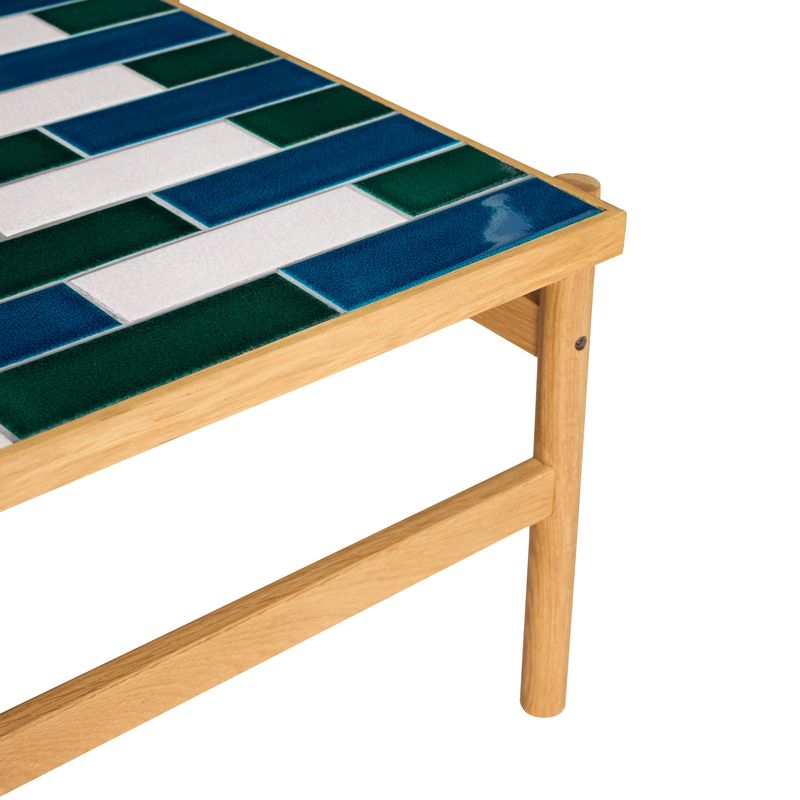 Hübsch Motif Soffbord Flerfärgat 132x61xh44cm Svart