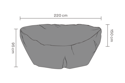 Brafab Möbelskydd Sunbed 220x155 cm Premium