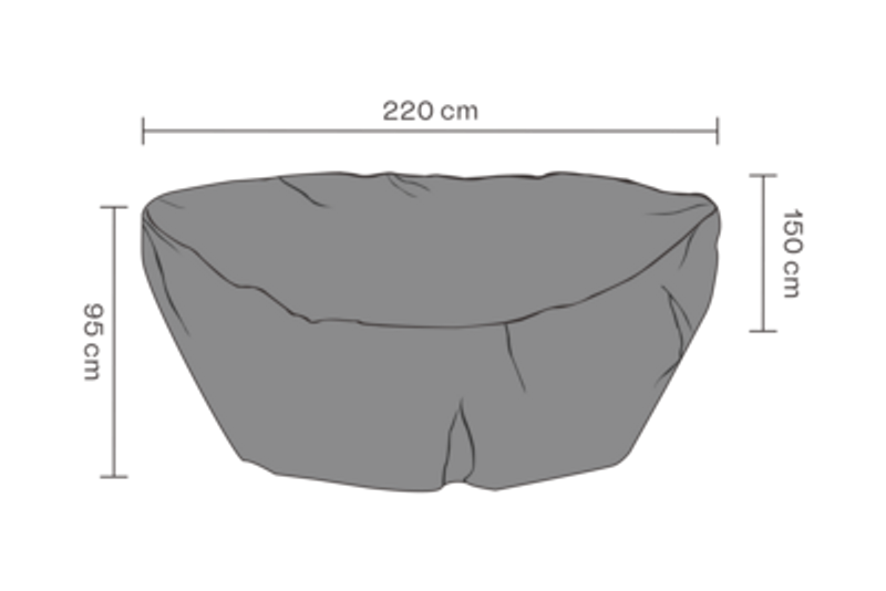 Brafab Möbelskydd Sunbed 220x155 cm Premium