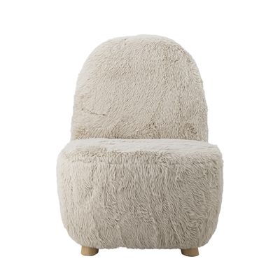 Bloomingville Yvona Fåtölj, Natur, FSC®100%, Gummiträ, L67xH85xW80 cm