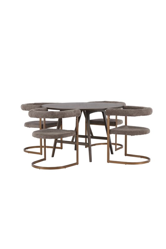 Venture Home Matgrupp Kaseidon med Stolar Morning