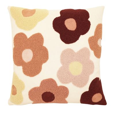 Redlunds Daisy Kuddfodral Vinröd 45x45 cm