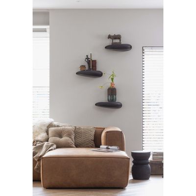 WOOOD BEAN Hörnsoffa Höger ECOLEER Konjak