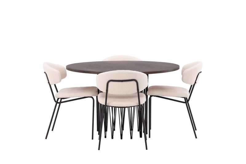 Venture Home Stone Rund Matgrupp