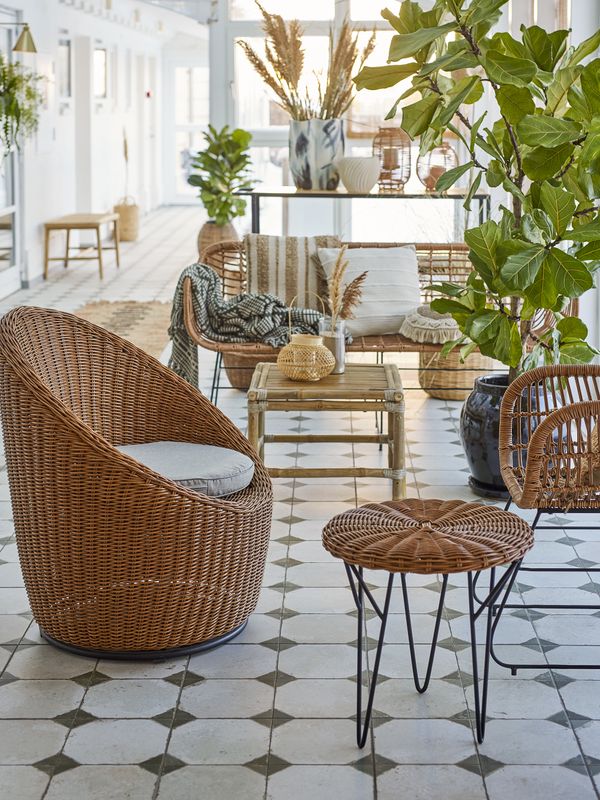 Bloomingville Roccas soffbord, brun, polyrattan