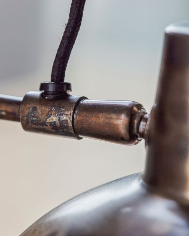 House Doctor Desk Vägglampa Antik Brun