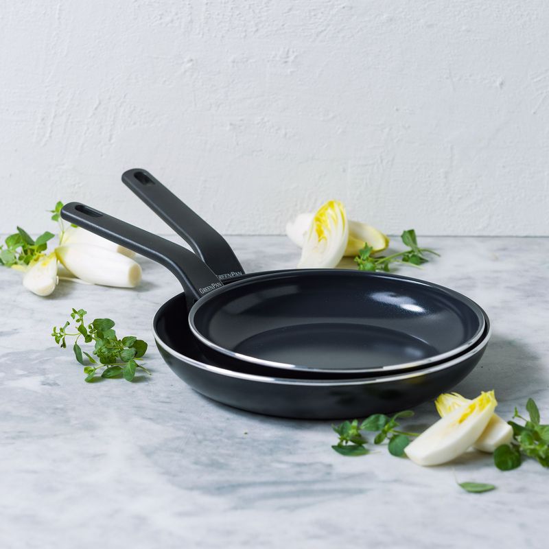 GreenPan Essence, Stekpanneset, 24 cm & 28 cm, Non-stickbeläggning