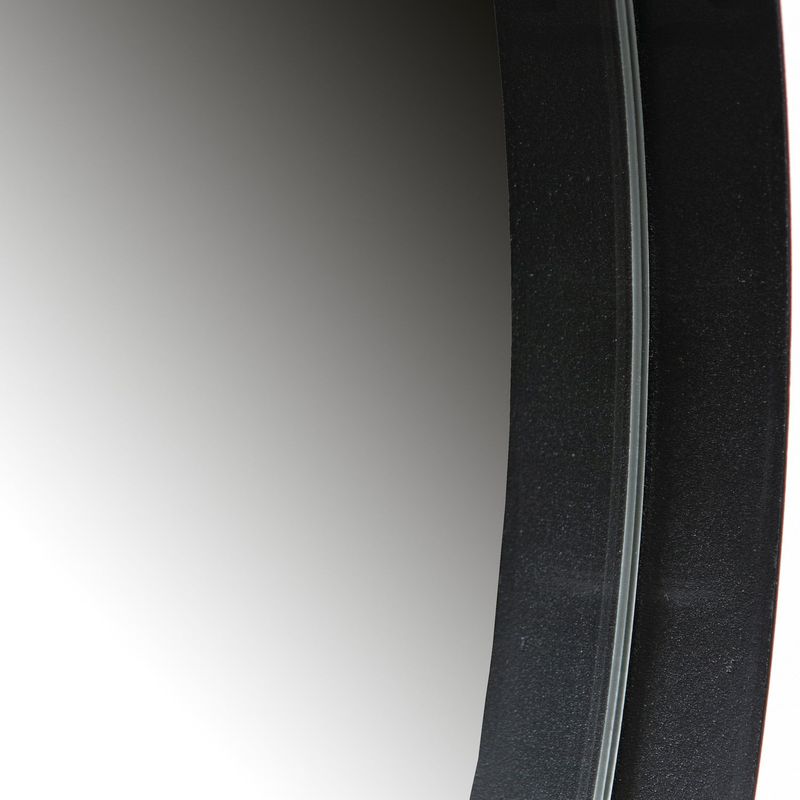 WOOOD Doutzen Rund Spegel 115 cm Metall Svart