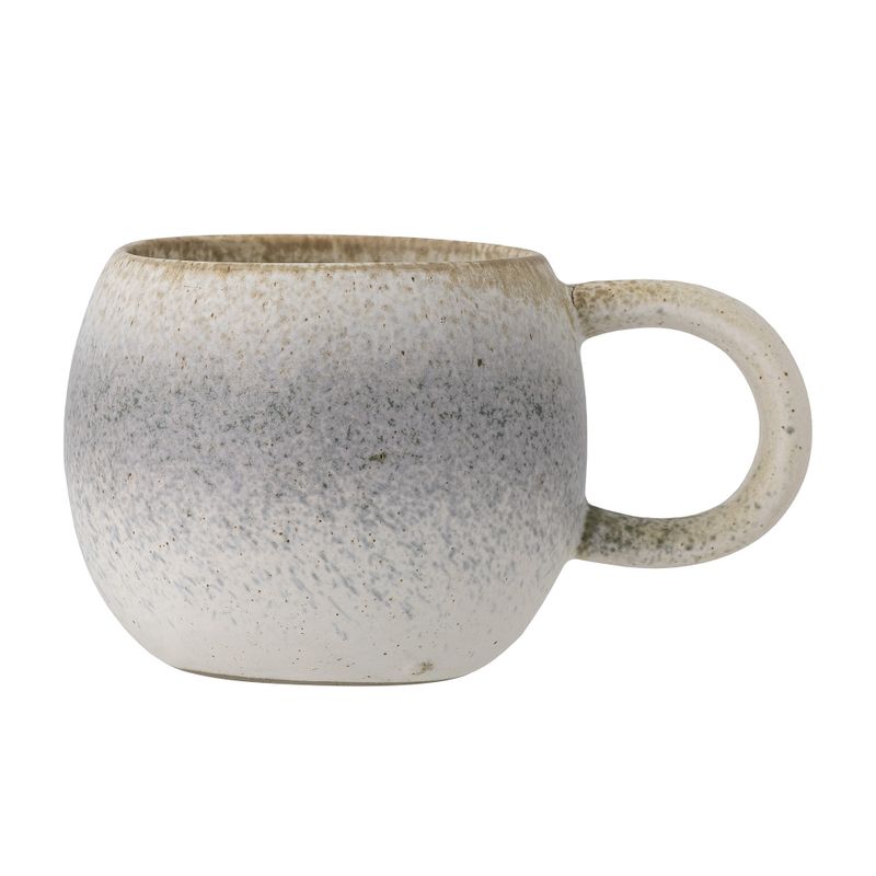 Bloomingville Elia Mugg, Grön, Stengods - 12-pack