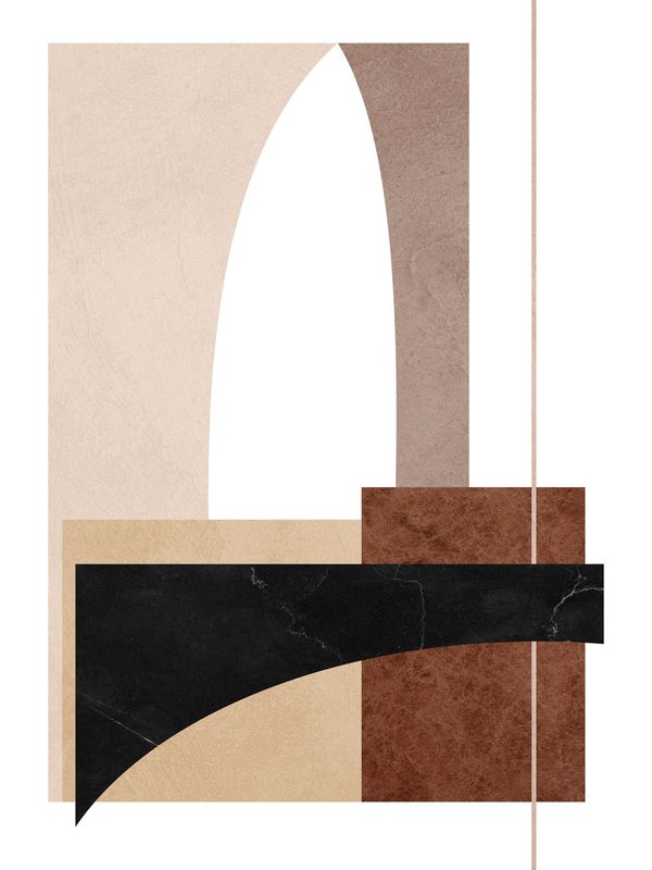 Venture Home Materials Poster Brun